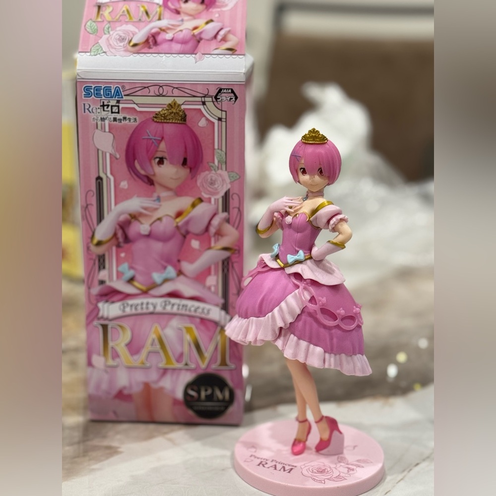 Re Zero Figure REM RAM set Pretty Princess Ver. SEGA